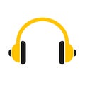 Headphone icon sign - for stock
